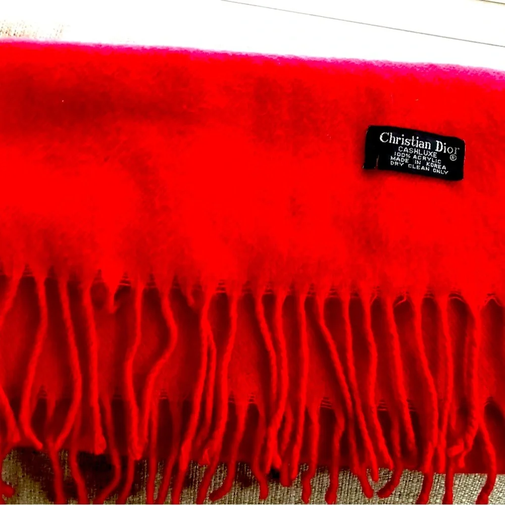 Christian Dior cashmere scarf